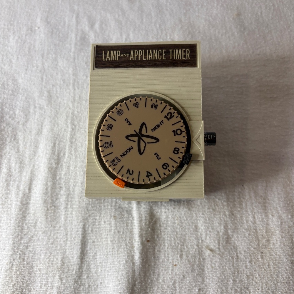 Vintage Sears Plug In Timer Programmer 796.64420 15A/ 1250W /125V Lamp/Holiday